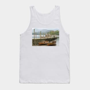 Boats, Derwentwater, Lake District, England Tank Top